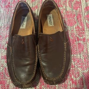 Men’s Olukai Akepa moccasin size 10.5 dark brown